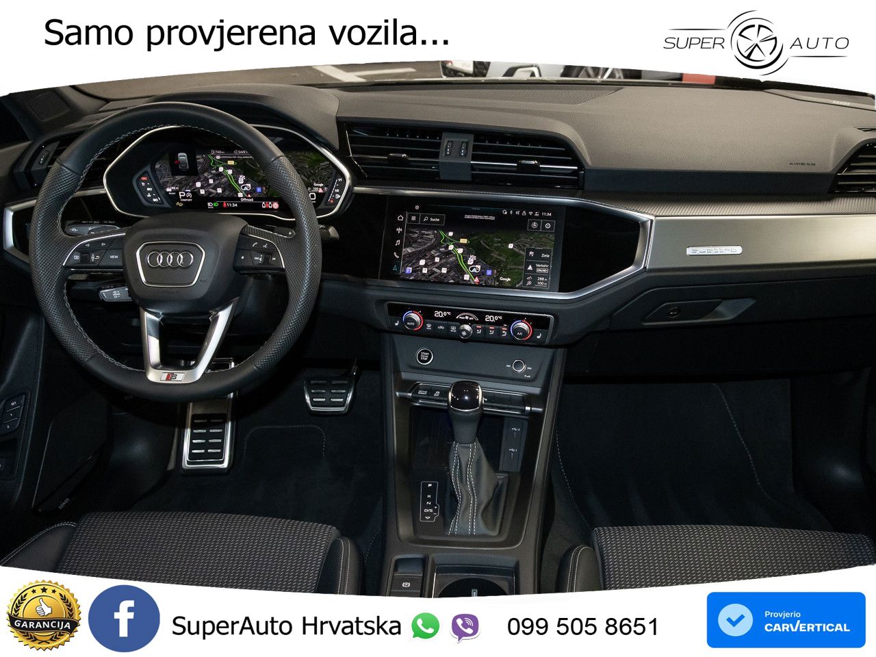 Audi Q3 Sportback 40 TDI (193 KS) quattro S tronic S line MATRIX+GR SJED+KAM