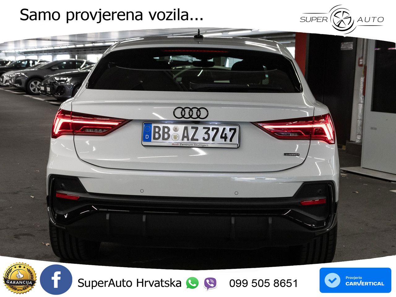 Audi Q3 Sportback 40 TDI (193 KS) quattro S tronic S line MATRIX+GR SJED+KAM