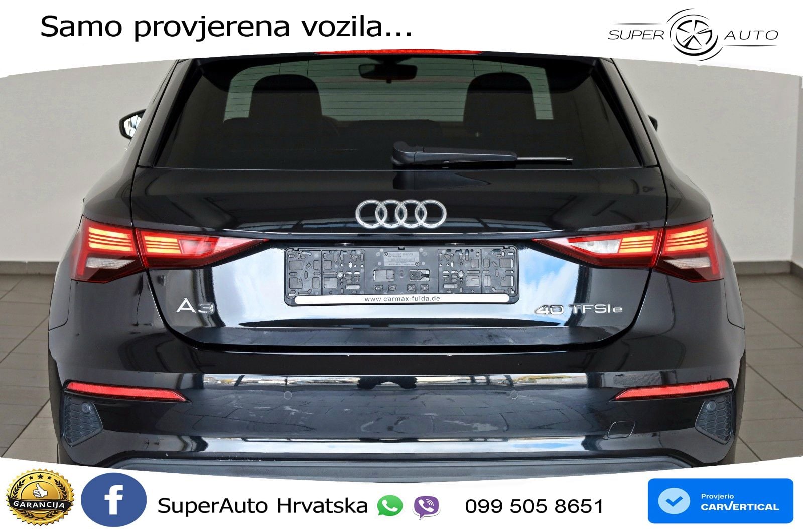 Audi A3 40 TFSIe (204 KS) S tronic LED+GR SJED+ACC