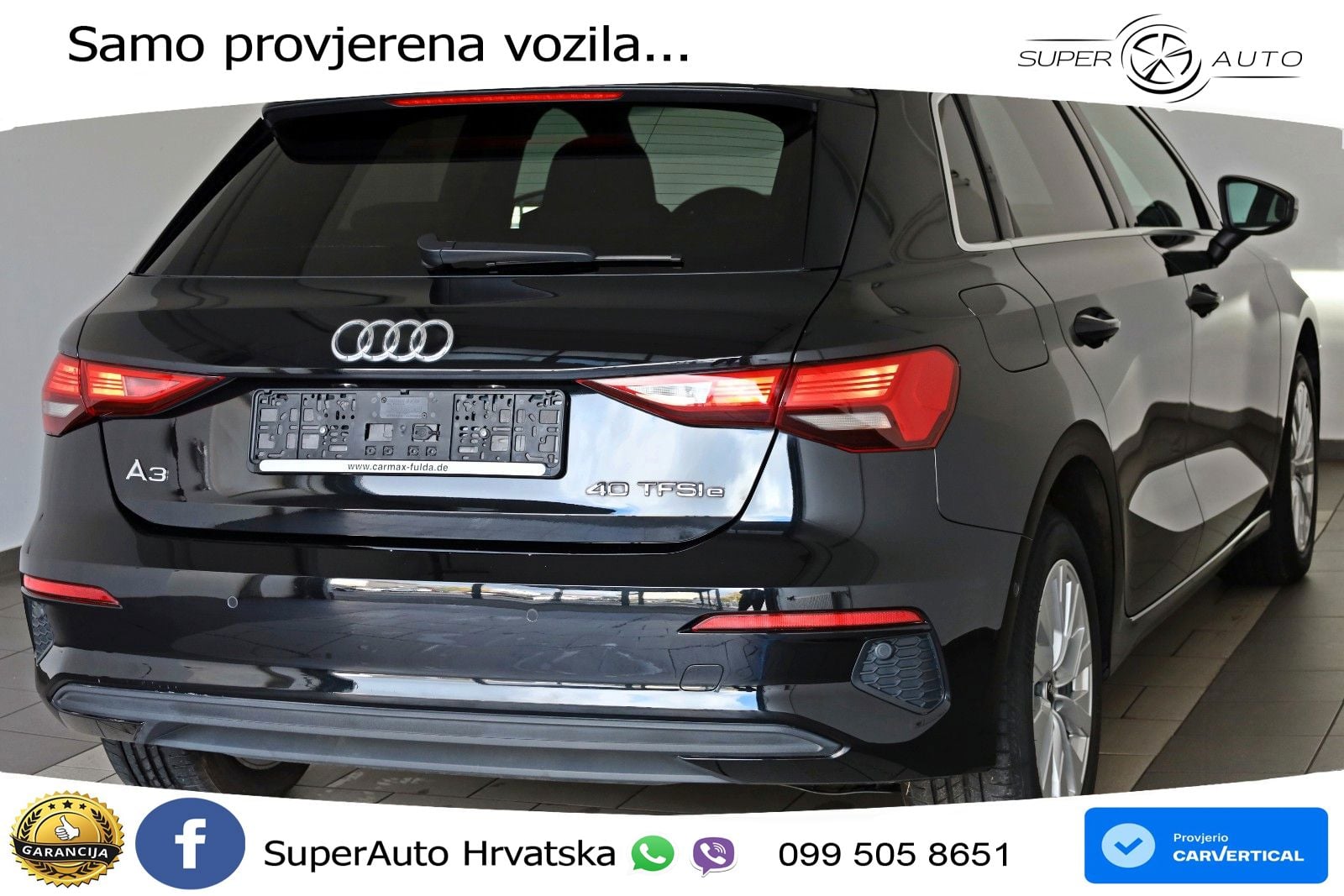Audi A3 40 TFSIe (204 KS) S tronic LED+GR SJED+ACC