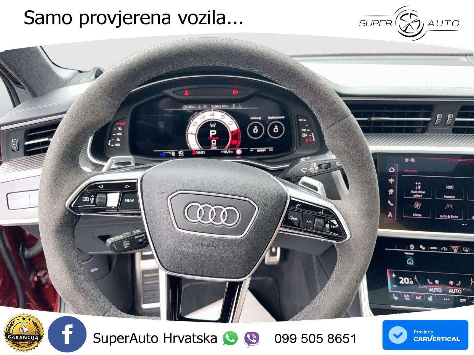 Audi RS6 Avant 4.0 TFSI V8 performance (630 KS)  quattro tiptronic advanced MATRIX+GR SJED+KAM
