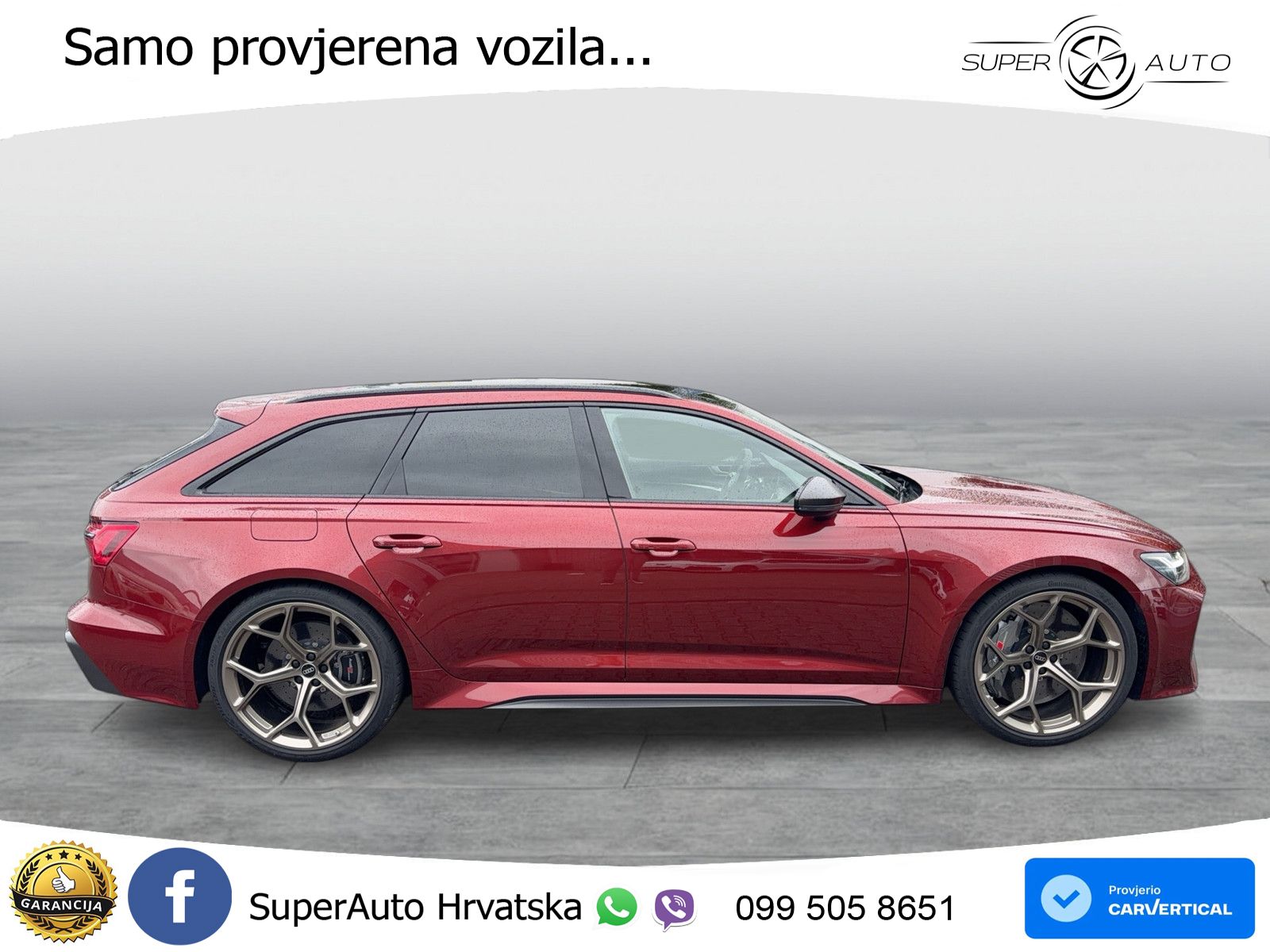 Audi RS6 Avant 4.0 TFSI V8 performance (630 KS)  quattro tiptronic advanced MATRIX+GR SJED+KAM