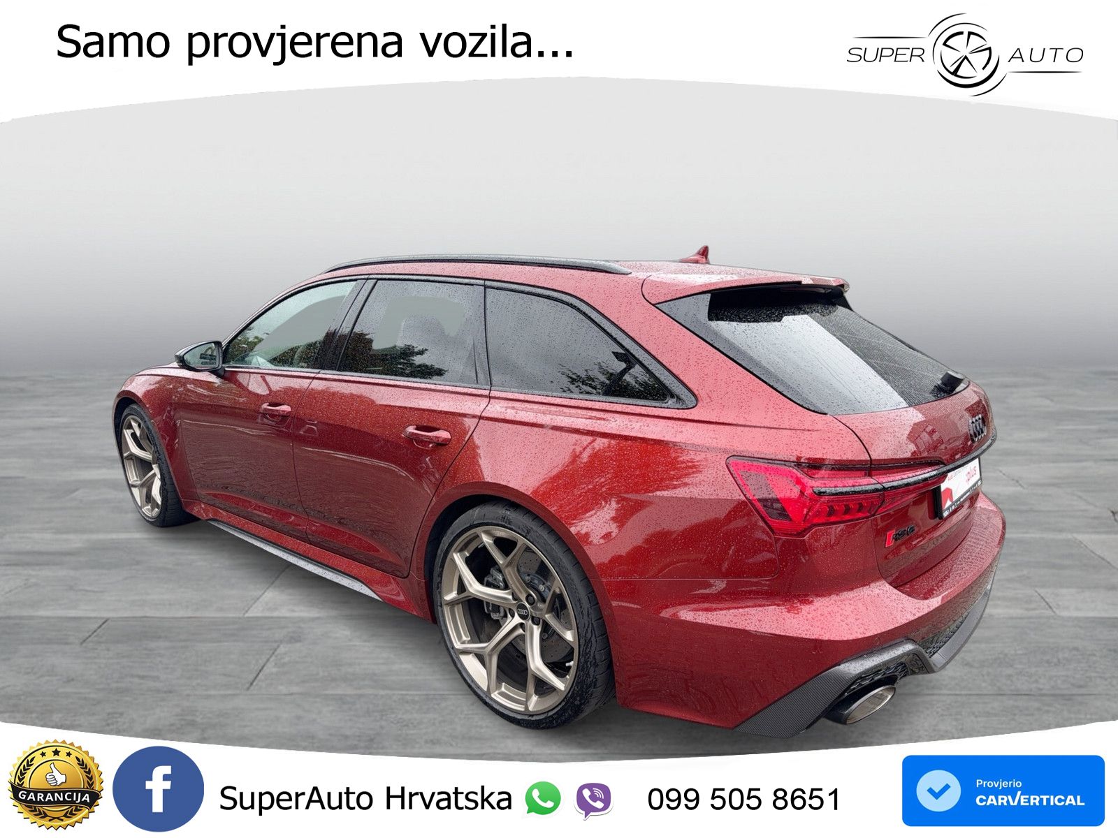Audi RS6 Avant 4.0 TFSI V8 performance (630 KS)  quattro tiptronic advanced MATRIX+GR SJED+KAM
