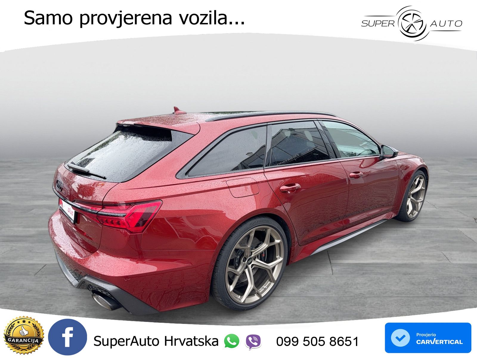 Audi RS6 Avant 4.0 TFSI V8 performance (630 KS)  quattro tiptronic advanced MATRIX+GR SJED+KAM