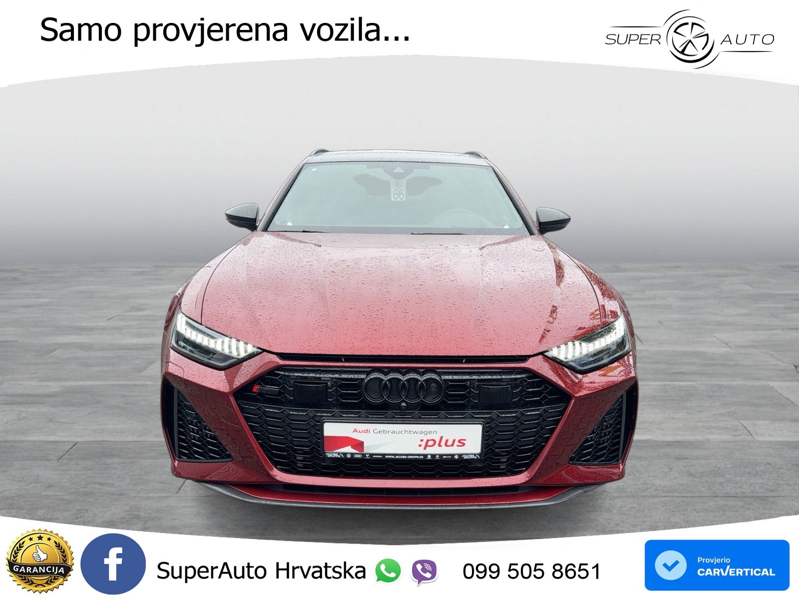 Audi RS6 Avant 4.0 TFSI V8 performance (630 KS)  quattro tiptronic advanced MATRIX+GR SJED+KAM