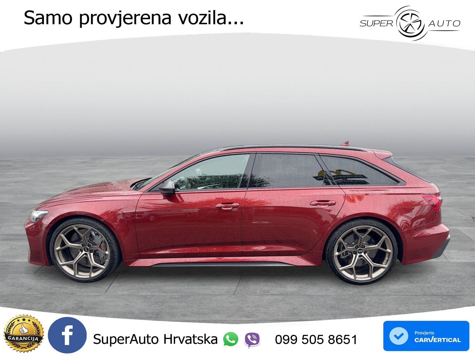 Audi RS6 Avant 4.0 TFSI V8 performance (630 KS)  quattro tiptronic advanced MATRIX+GR SJED+KAM