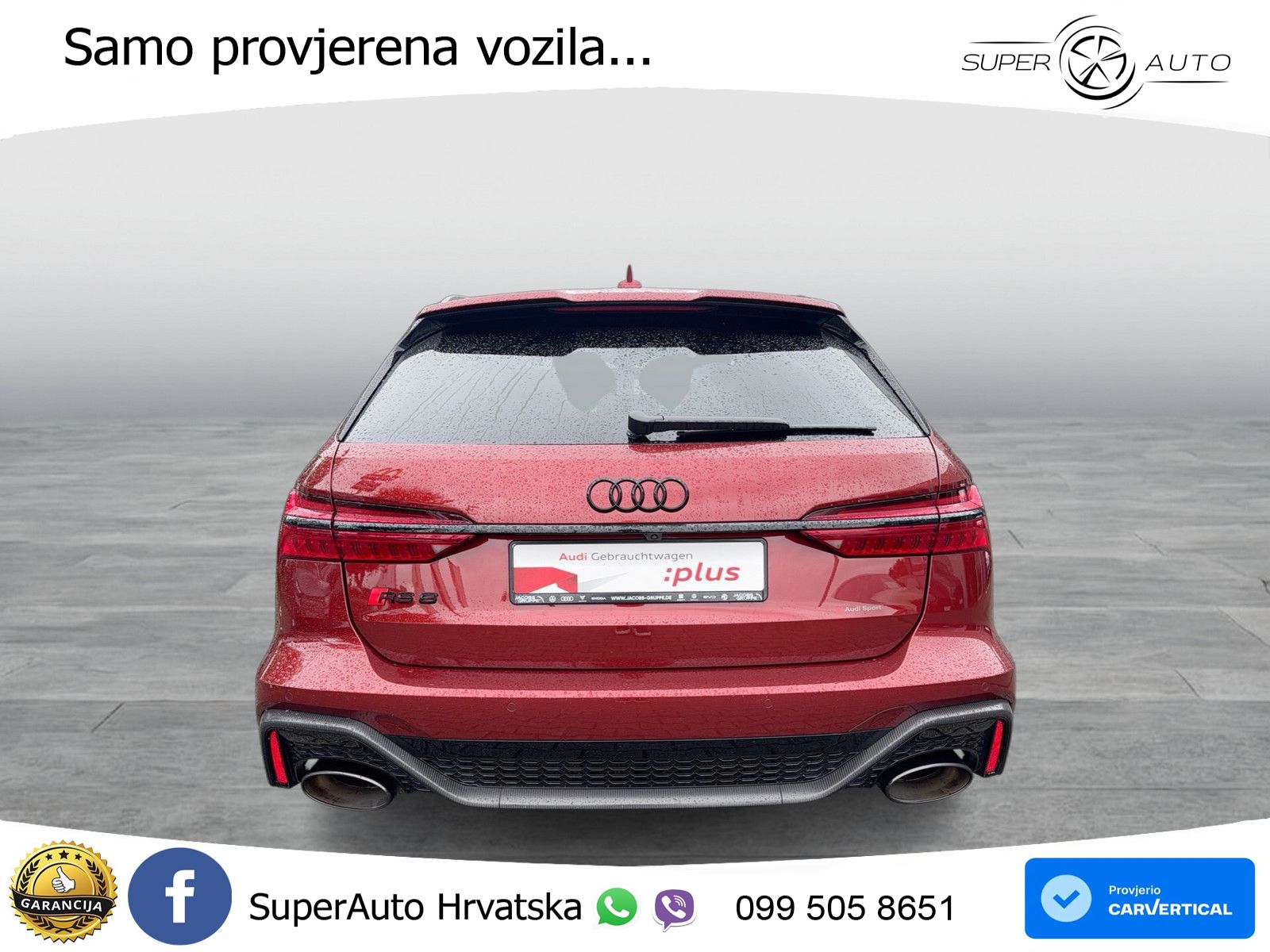 Audi RS6 Avant 4.0 TFSI V8 performance (630 KS)  quattro tiptronic advanced MATRIX+GR SJED+KAM