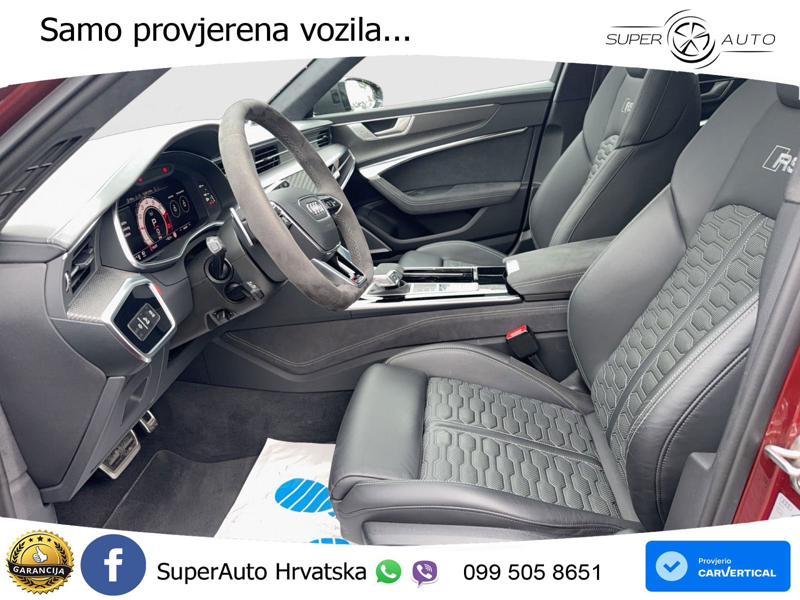 Audi RS6 Avant 4.0 TFSI V8 performance (630 KS)  quattro tiptronic advanced MATRIX+GR SJED+KAM
