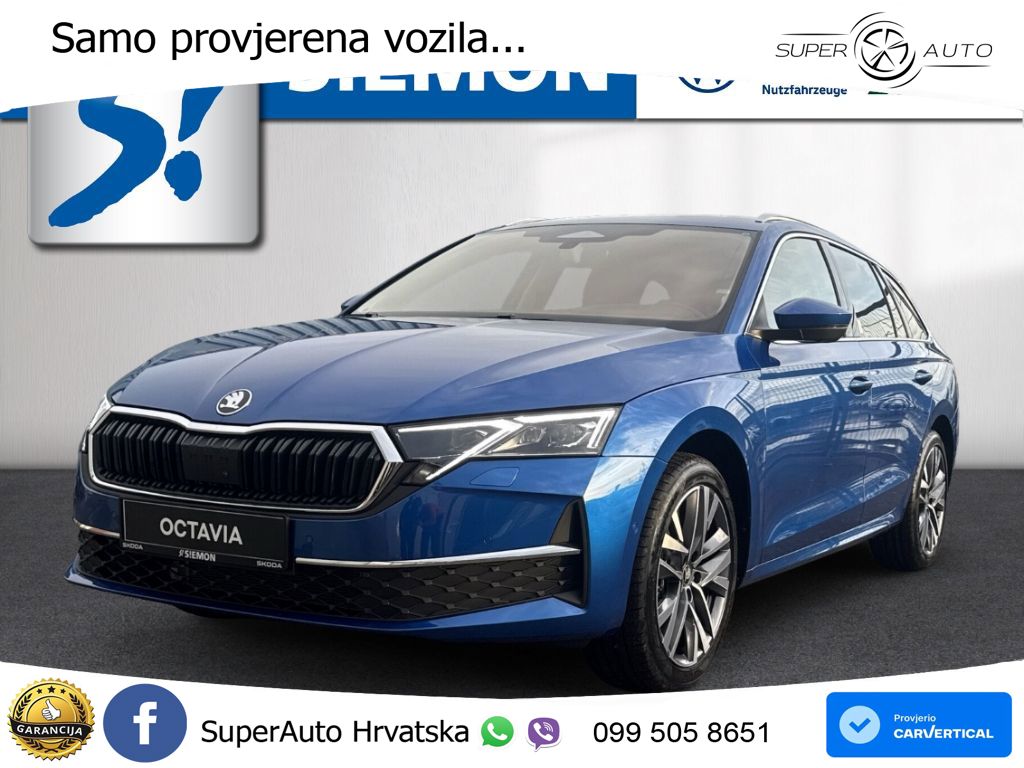 Škoda Octavia Combi 1.5 TSI (150 KS) DSG LED+GR SJED+ACC