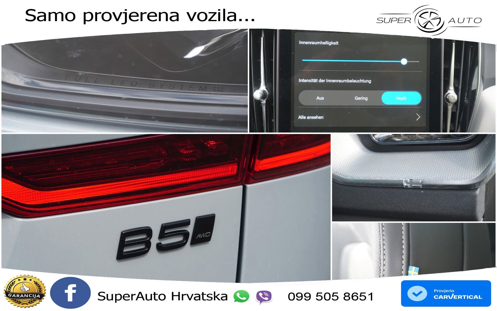 Volvo XC60 B5 Benzin AWD Geartronic LED+GR SJED+ACC