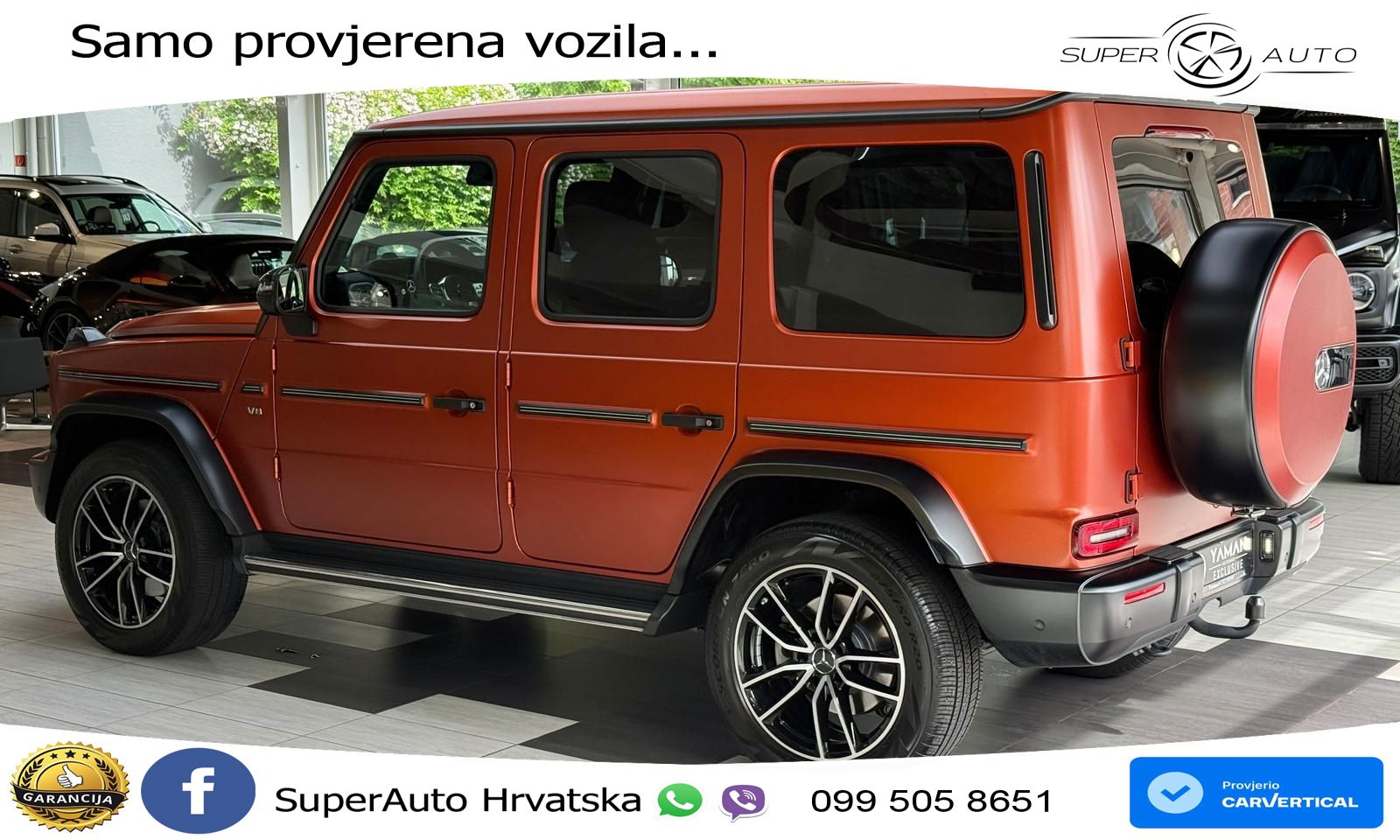 Mercedes G 500 Long V8 (422 KS) 4MATIC 9G-TRONIC Superior LED+GR SJED+ACC