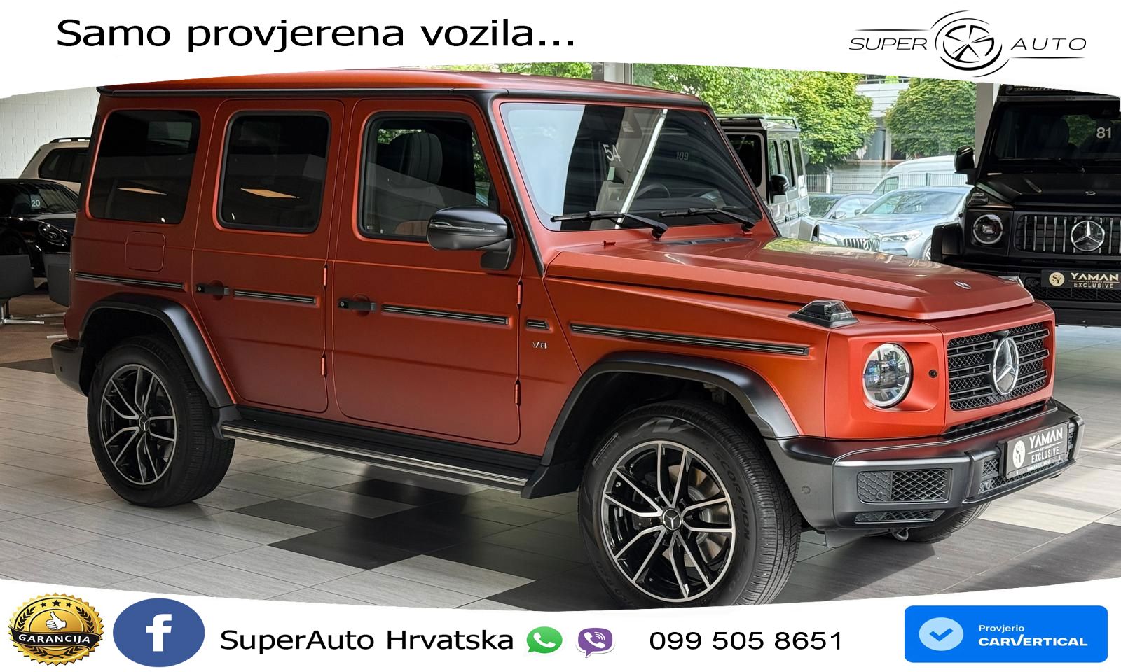 Mercedes G 500 Long V8 (422 KS) 4MATIC 9G-TRONIC Superior LED+GR SJED+ACC