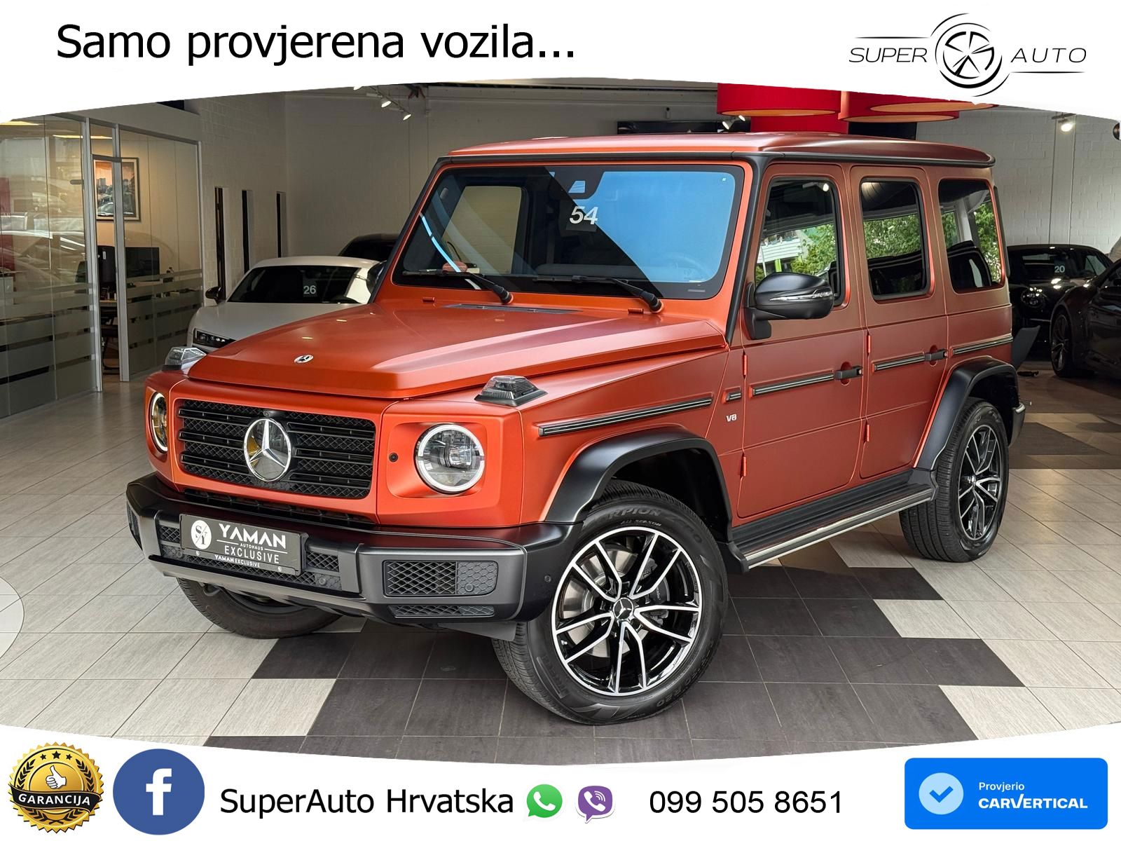 Mercedes G 500 Long V8 (422 KS) 4MATIC 9G-TRONIC Superior LED+GR SJED+ACC