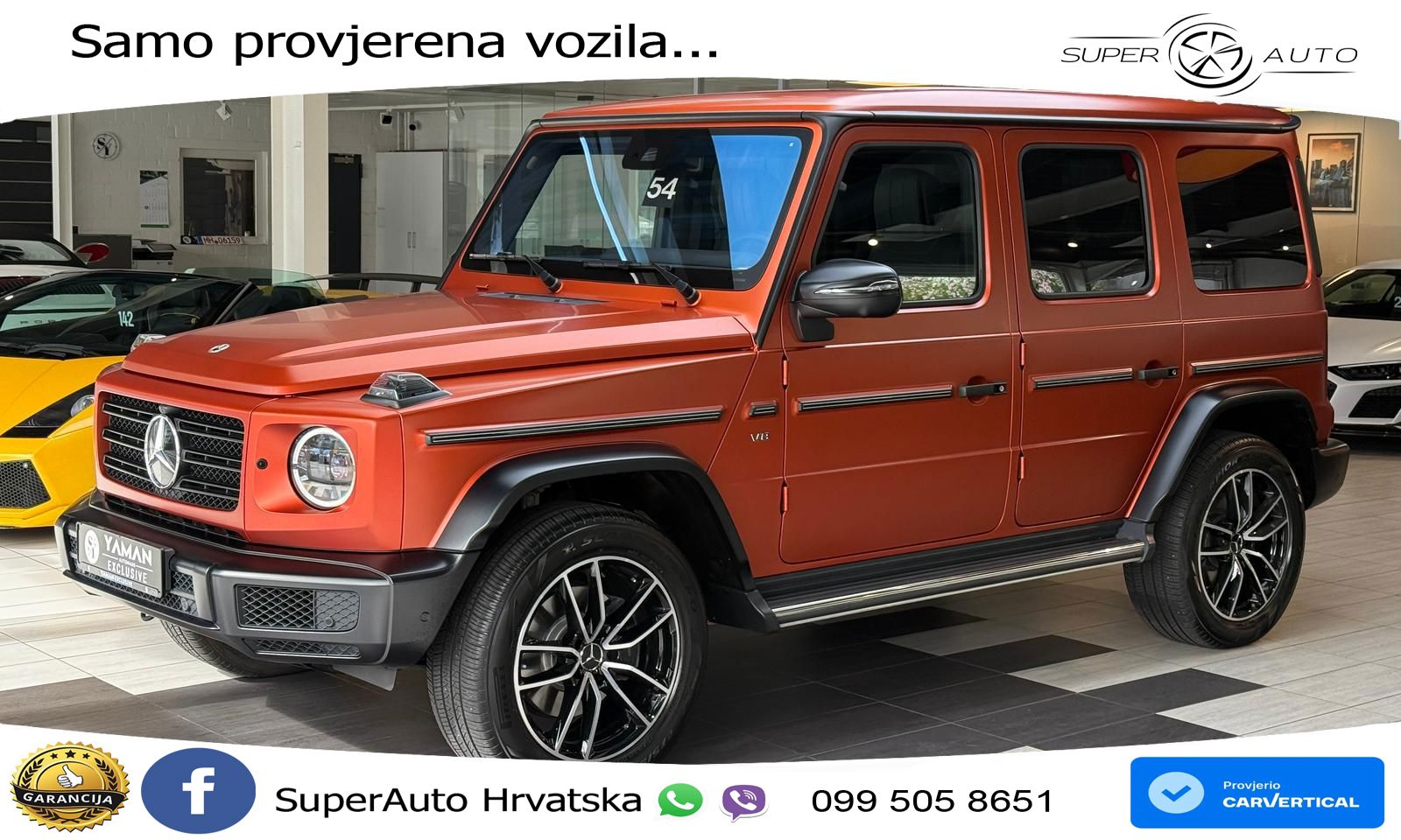 Mercedes G 500 Long V8 (422 KS) 4MATIC 9G-TRONIC Superior LED+GR SJED+ACC