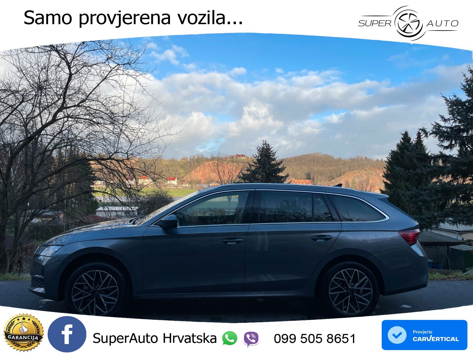 Škoda Octavia Combi 2.0 TDI (150 KS) DSG LED+GR SJED+ACC