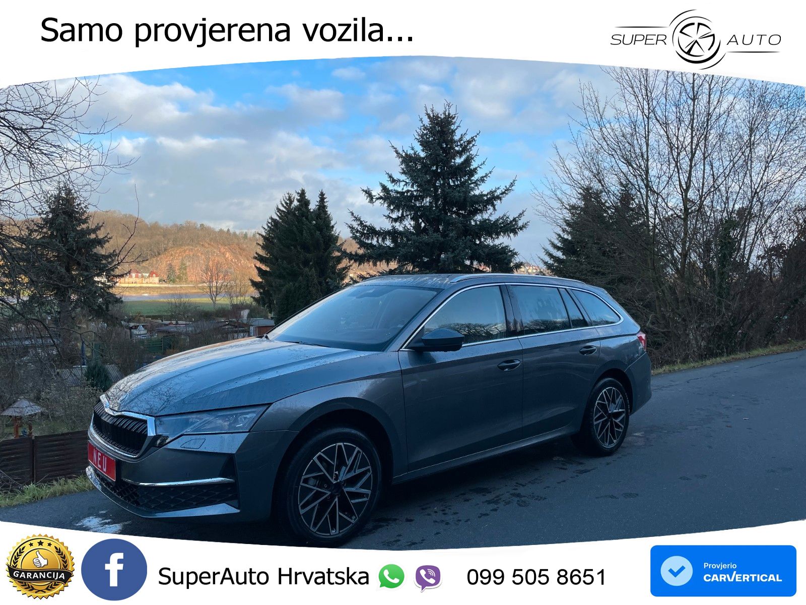 Škoda Octavia Combi 2.0 TDI (150 KS) DSG LED+GR SJED+ACC