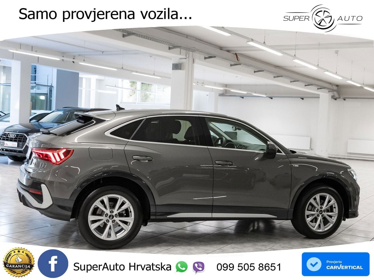 Audi Q3 Sportback 35 TFSI (150 KS) S tronic S line LED+GR SJED+ACC