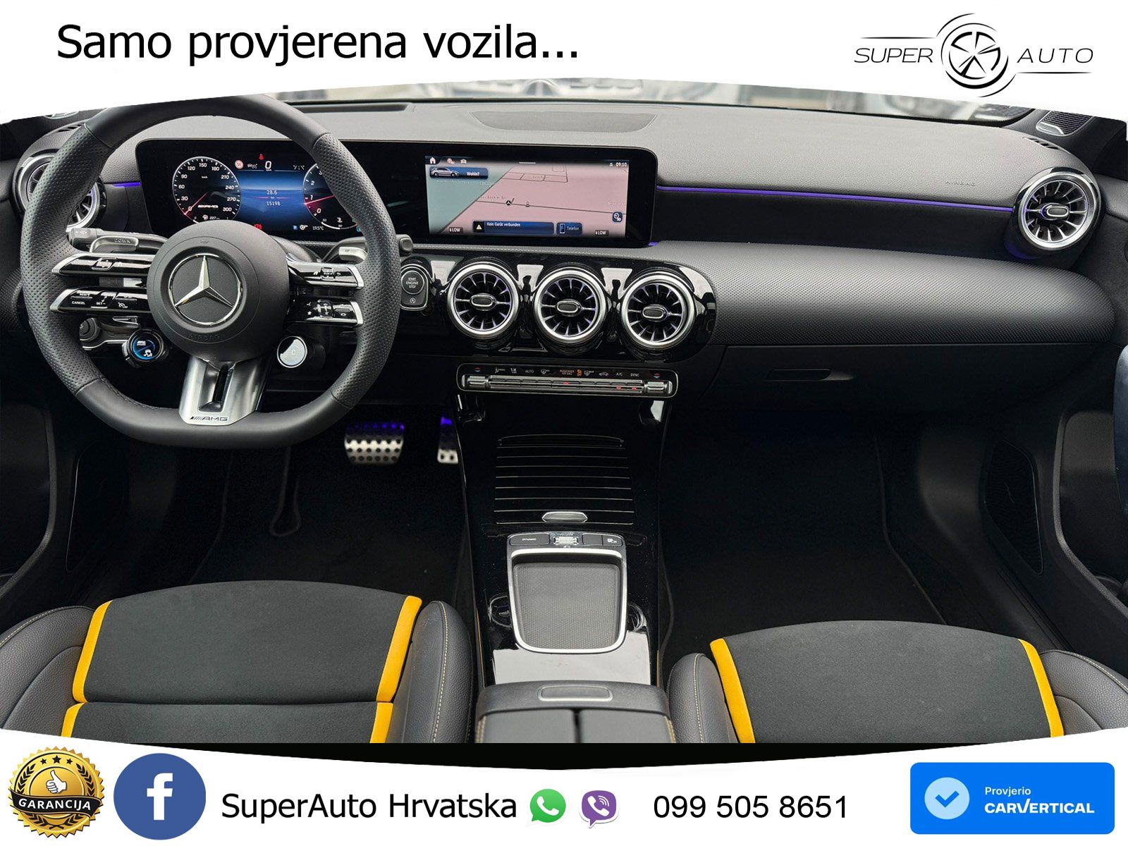 Mercedes-Benz AMG A 45 S 4MATIC+ AMG SPEEDSHIFT DCT 8G ACC+HEAD+GR SJED+360+PANO
