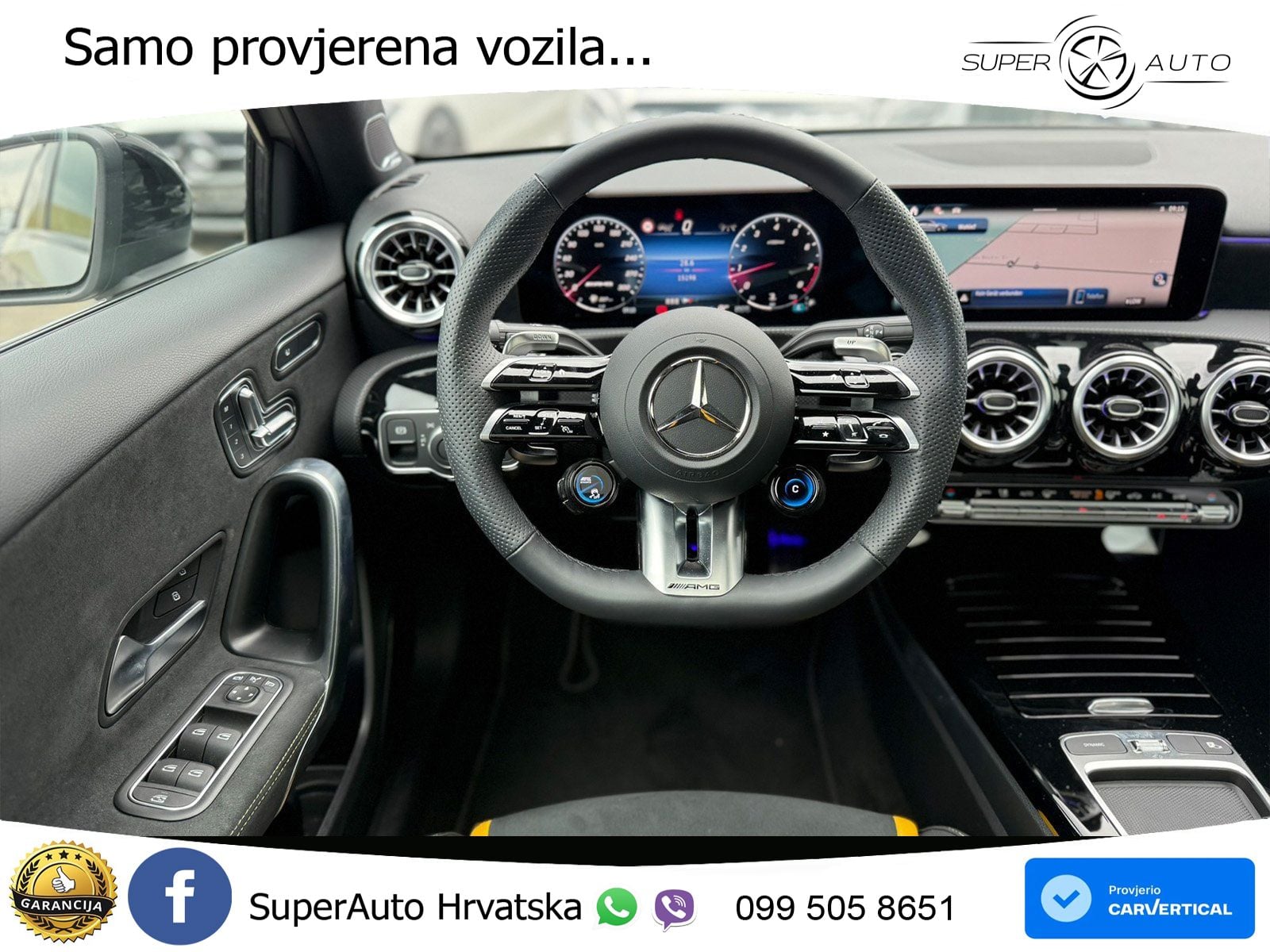 Mercedes-Benz AMG A 45 S 4MATIC+ AMG SPEEDSHIFT DCT 8G ACC+HEAD+GR SJED+360+PANO