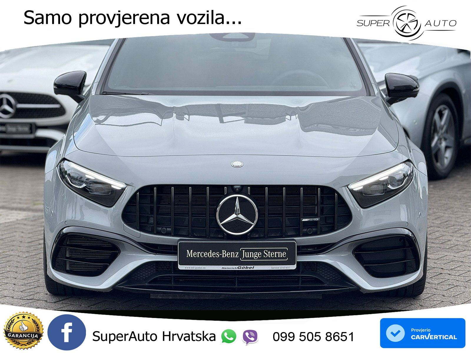 Mercedes-Benz AMG A 45 S 4MATIC+ AMG SPEEDSHIFT DCT 8G ACC+HEAD+GR SJED+360+PANO