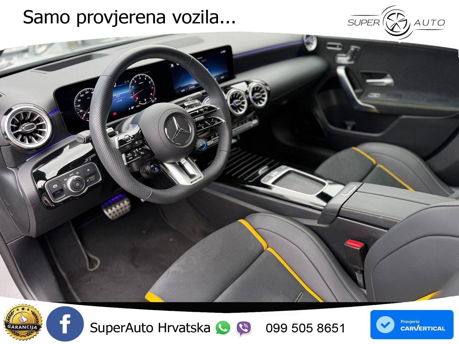 Mercedes-Benz AMG A 45 S 4MATIC+ AMG SPEEDSHIFT DCT 8G ACC+HEAD+GR SJED+360+PANO