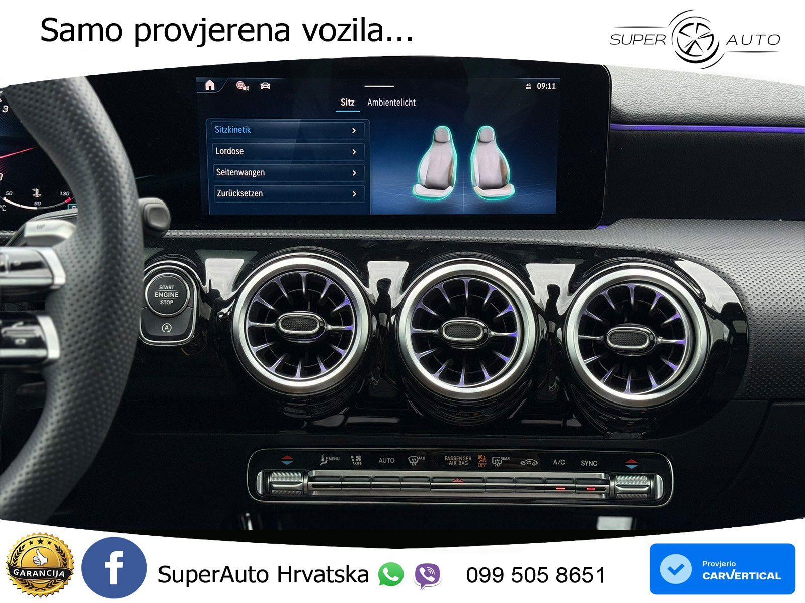 Mercedes-Benz AMG A 45 S 4MATIC+ AMG SPEEDSHIFT DCT 8G ACC+HEAD+GR SJED+360+PANO