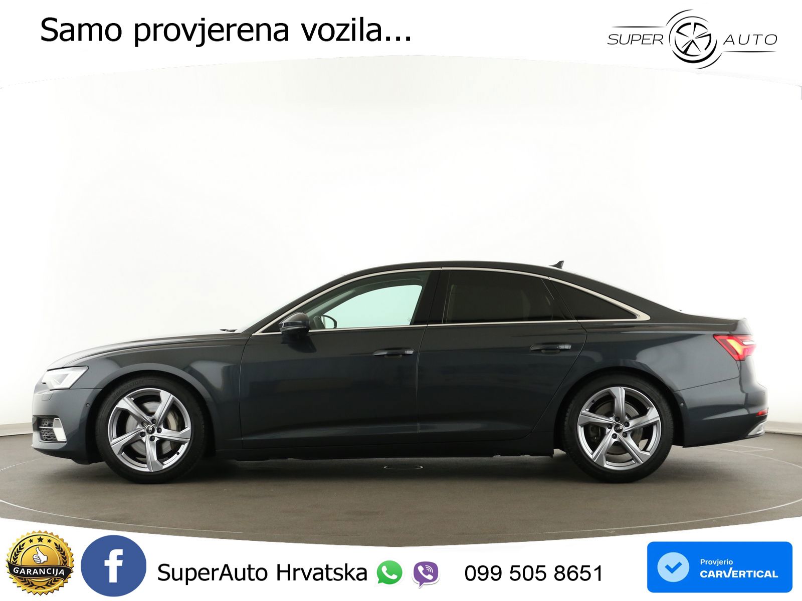 Audi A6 50 TDI V6 (286 KS) quattro tiptronic ZRAČNI+ACC+4xGR SJED+KAM