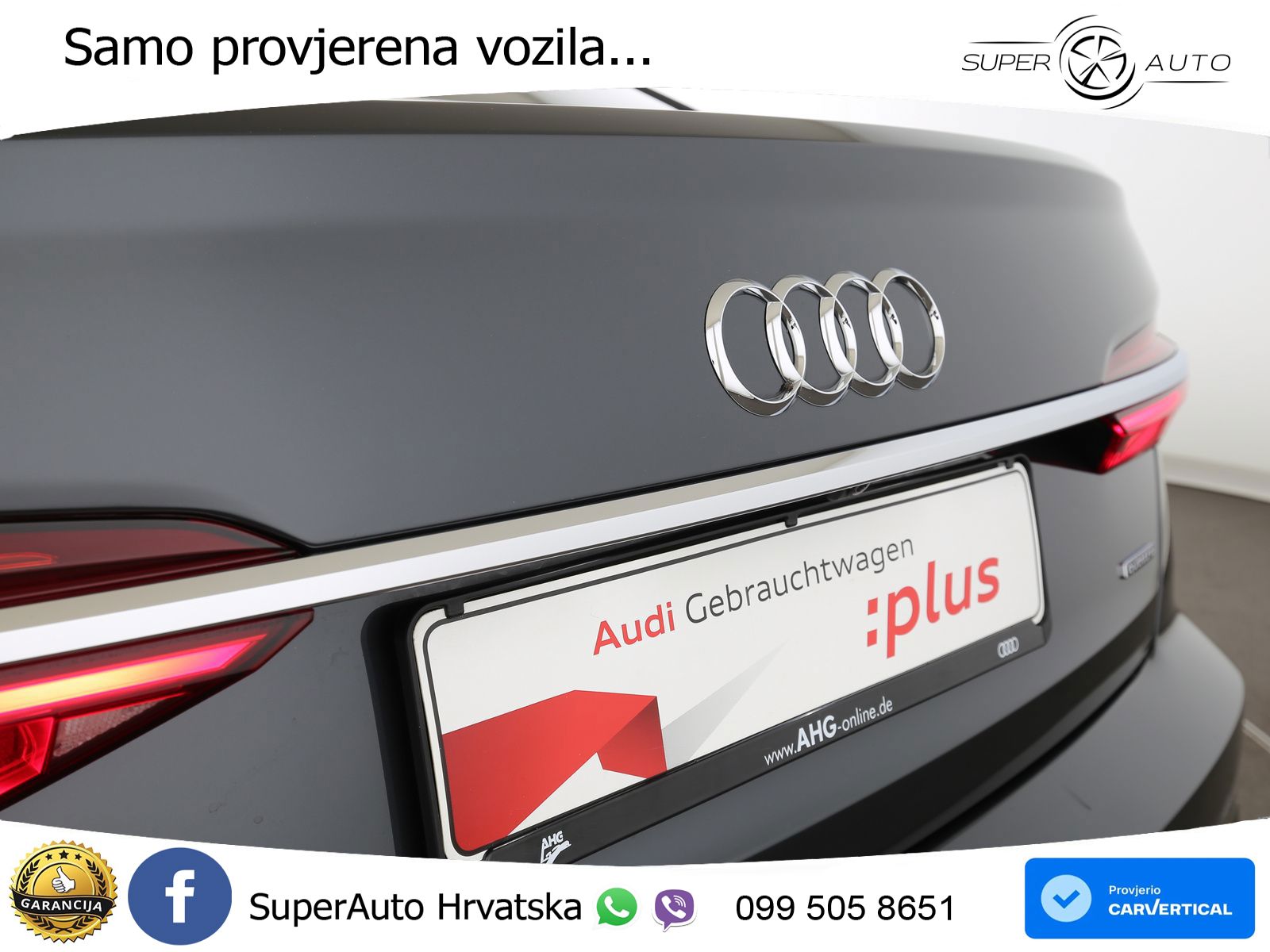 Audi A6 50 TDI V6 (286 KS) quattro tiptronic ZRAČNI+ACC+4xGR SJED+KAM