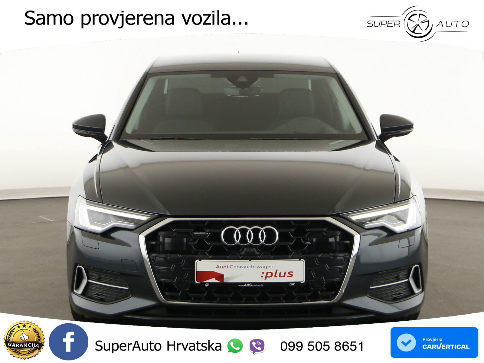 Audi A6 50 TDI V6 (286 KS) quattro tiptronic ZRAČNI+ACC+4xGR SJED+KAM
