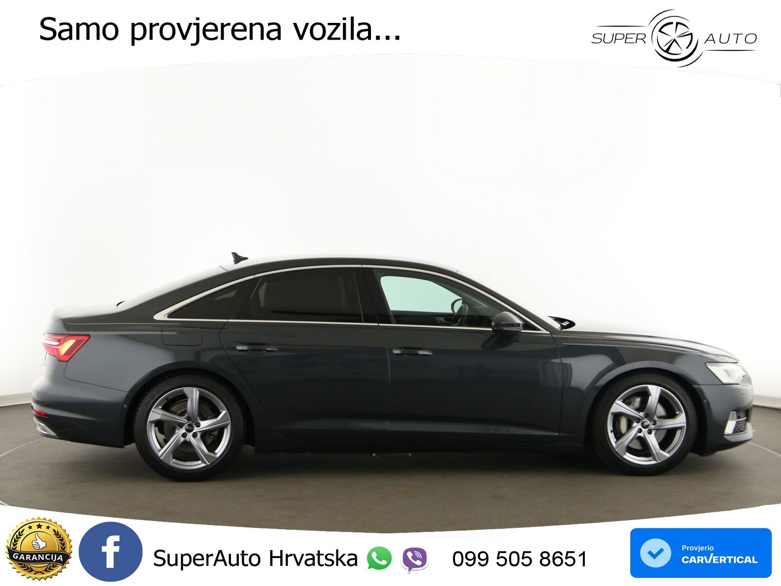Audi A6 50 TDI V6 (286 KS) quattro tiptronic ZRAČNI+ACC+4xGR SJED+KAM