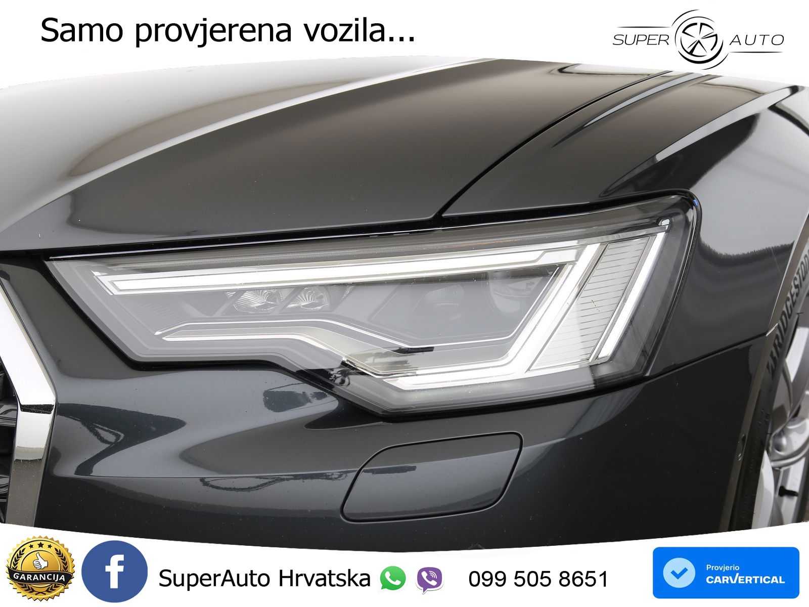 Audi A6 50 TDI V6 (286 KS) quattro tiptronic ZRAČNI+ACC+4xGR SJED+KAM
