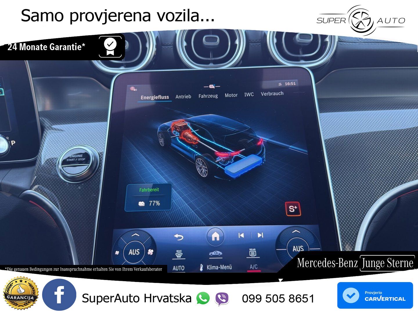 Mercedes AMG GLC 63 S E PERFORMANCE (680 KS) 4MATIC+ AMG SPEEDSHIFT MCT 9G ZRAČNI+ACC+GR SJED+360