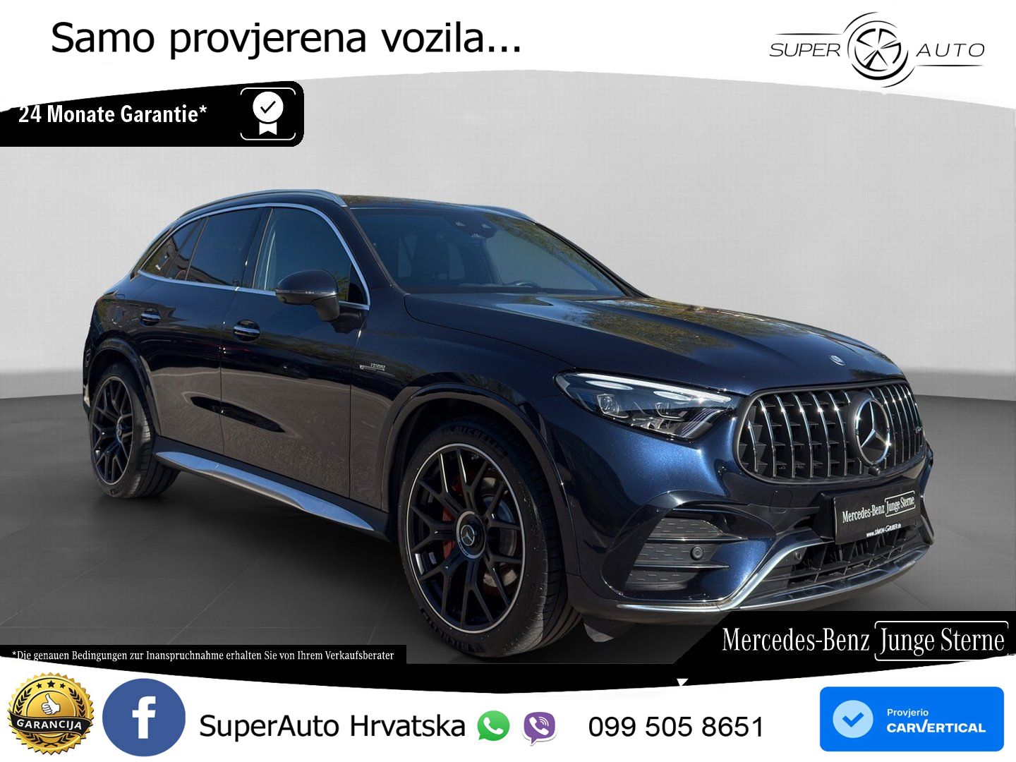 Mercedes AMG GLC 63 S E PERFORMANCE (680 KS) 4MATIC+ AMG SPEEDSHIFT MCT 9G ZRAČNI+ACC+GR SJED+360