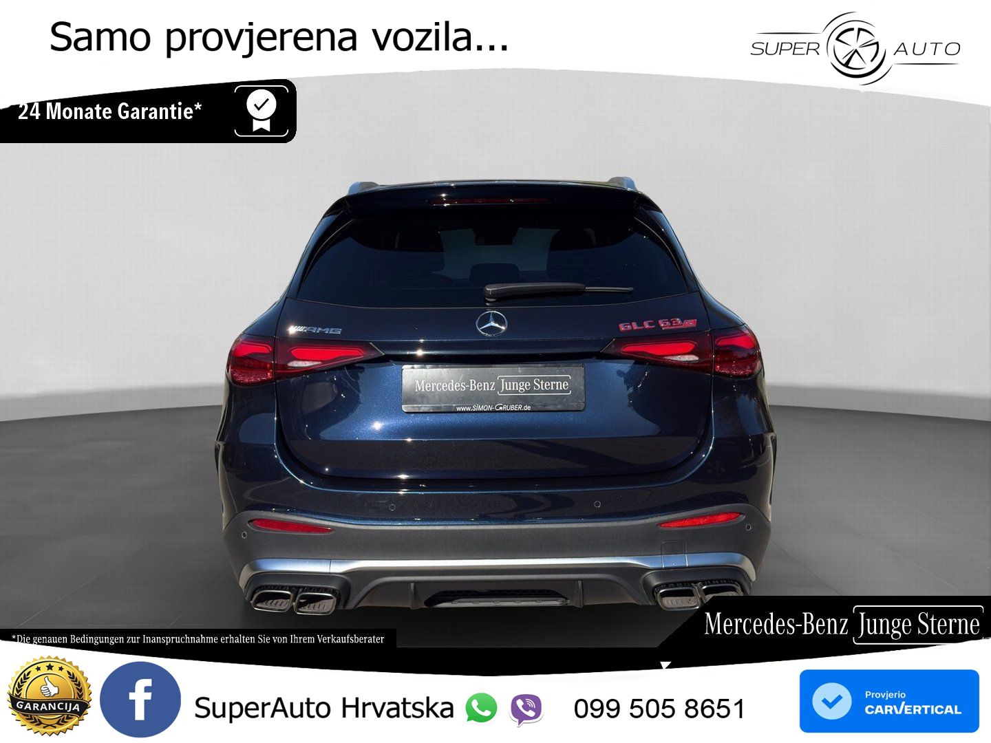 Mercedes AMG GLC 63 S E PERFORMANCE (680 KS) 4MATIC+ AMG SPEEDSHIFT MCT 9G ZRAČNI+ACC+GR SJED+360