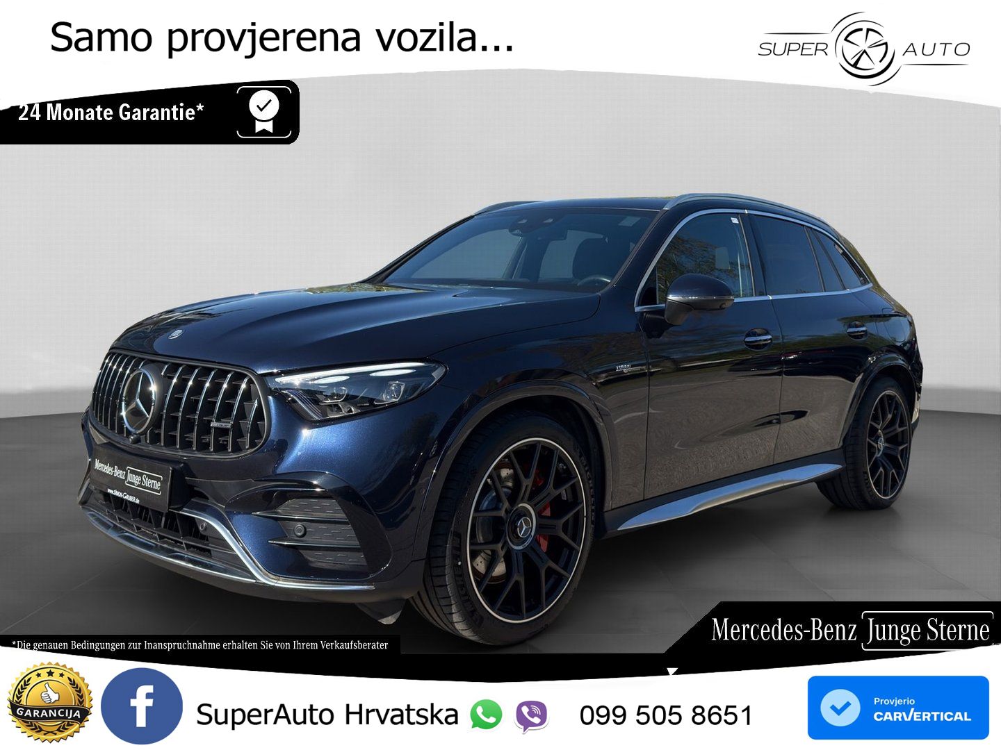 Mercedes AMG GLC 63 S E PERFORMANCE (680 KS) 4MATIC+ AMG SPEEDSHIFT MCT 9G ZRAČNI+ACC+GR SJED+360