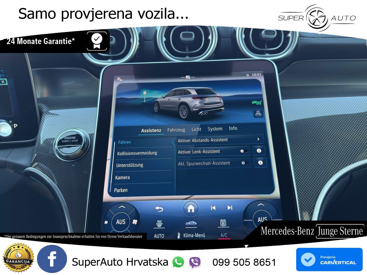 Mercedes AMG GLC 63 S E PERFORMANCE (680 KS) 4MATIC+ AMG SPEEDSHIFT MCT 9G ZRAČNI+ACC+GR SJED+360