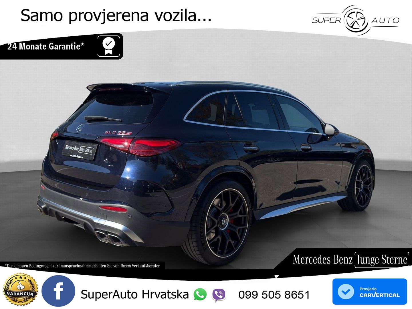 Mercedes AMG GLC 63 S E PERFORMANCE (680 KS) 4MATIC+ AMG SPEEDSHIFT MCT 9G ZRAČNI+ACC+GR SJED+360