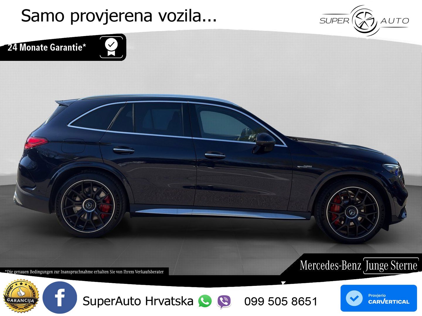 Mercedes AMG GLC 63 S E PERFORMANCE (680 KS) 4MATIC+ AMG SPEEDSHIFT MCT 9G ZRAČNI+ACC+GR SJED+360
