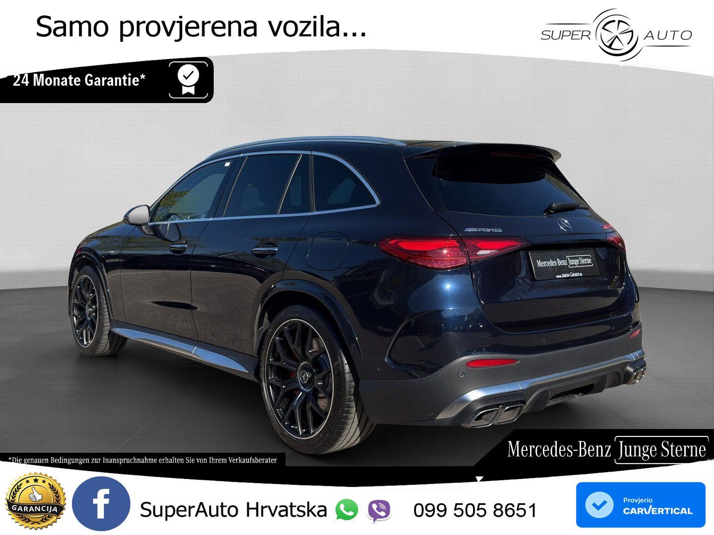 Mercedes AMG GLC 63 S E PERFORMANCE (680 KS) 4MATIC+ AMG SPEEDSHIFT MCT 9G ZRAČNI+ACC+GR SJED+360