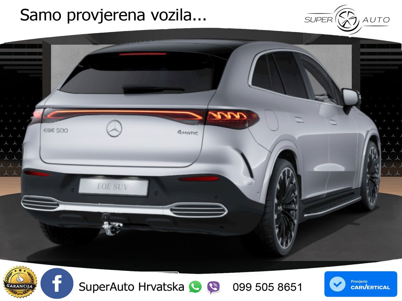 Mercedes EQE SUV 500 105 kWh (449 KS) 4MATIC AMG ACC+HEAD+4xGR SJED+360+PANO