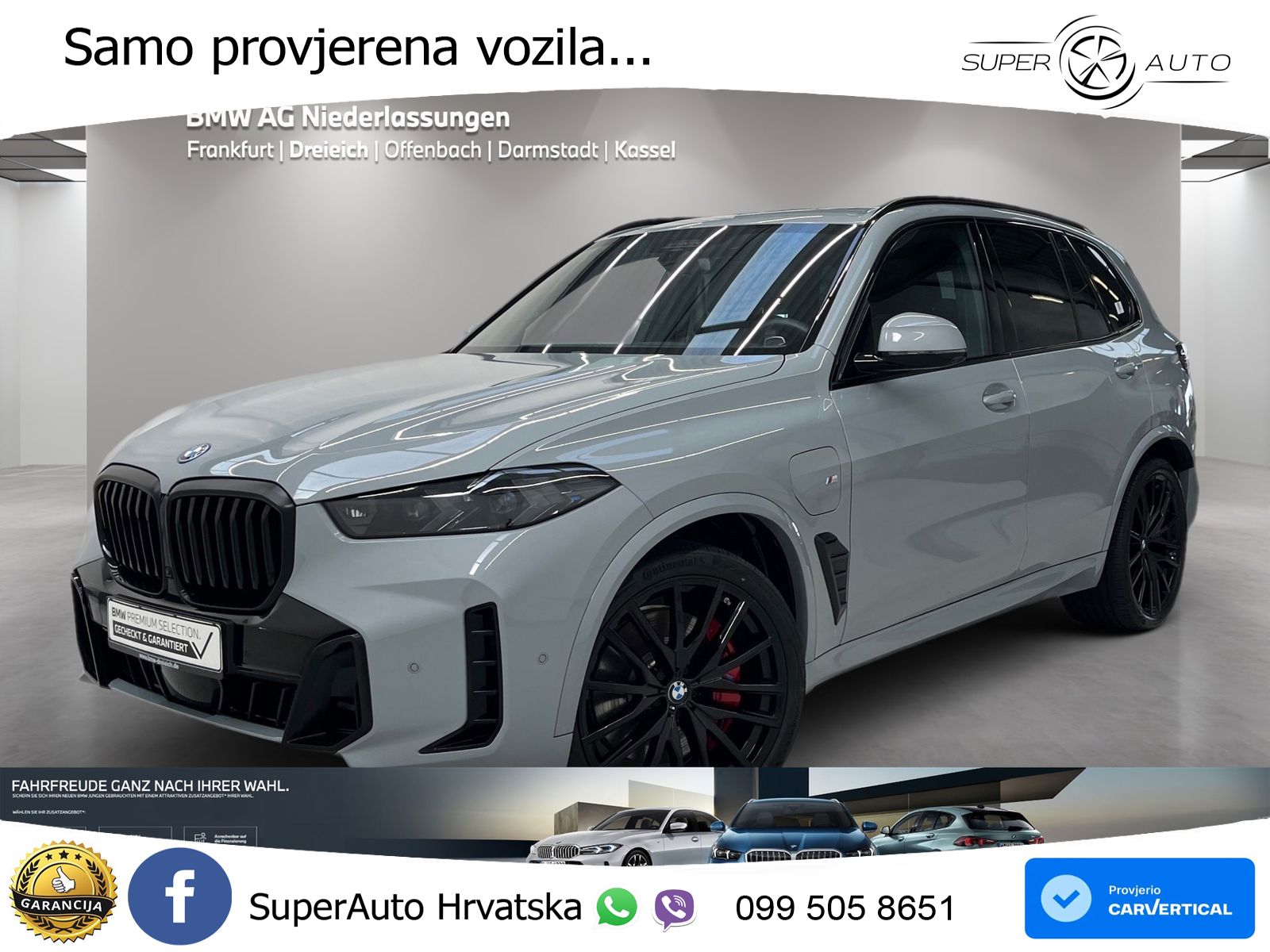 BMW X5 50e (489 KS) xDrive Steptronic M Sport LED+GR SJED+ACC