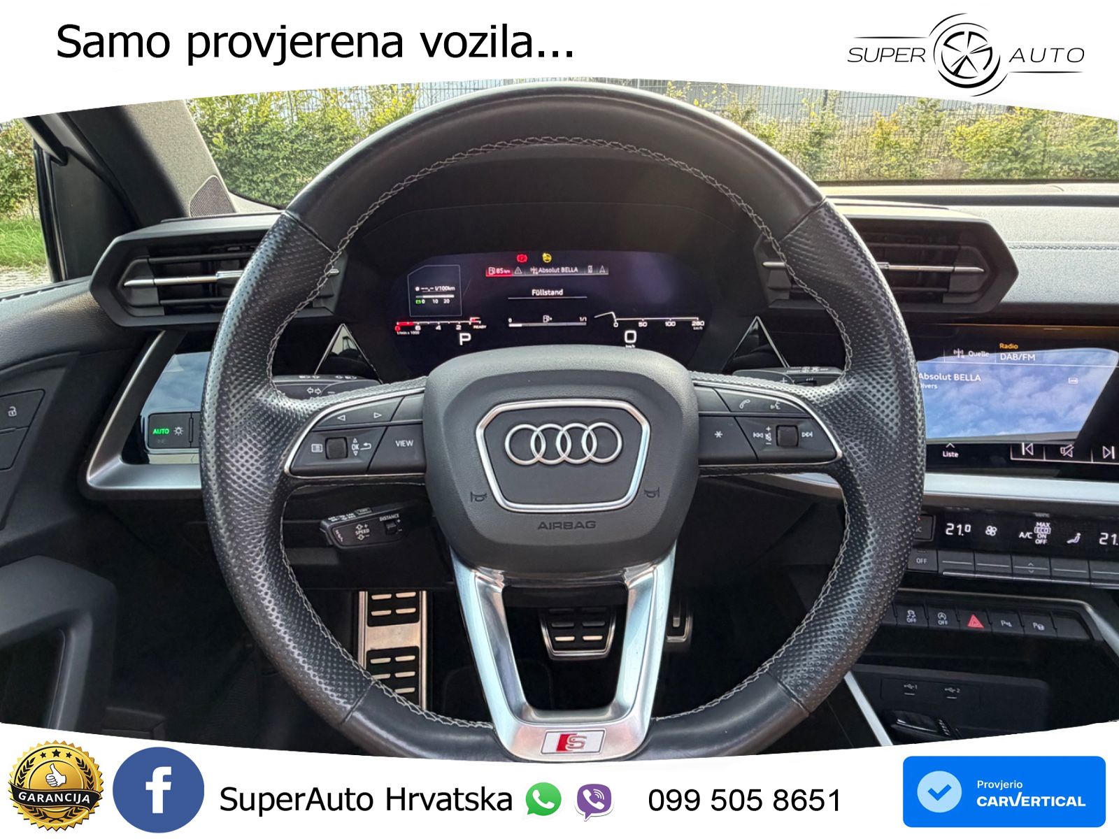 Audi A3 35 TFSI (150 KS) S tronic 2x S line LED+GR SJED+ACC