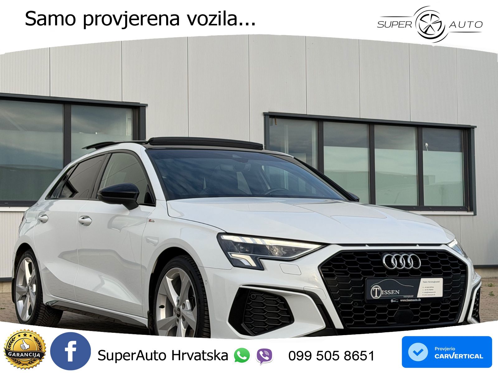 Audi A3 35 TFSI (150 KS) S tronic 2x S line LED+GR SJED+ACC