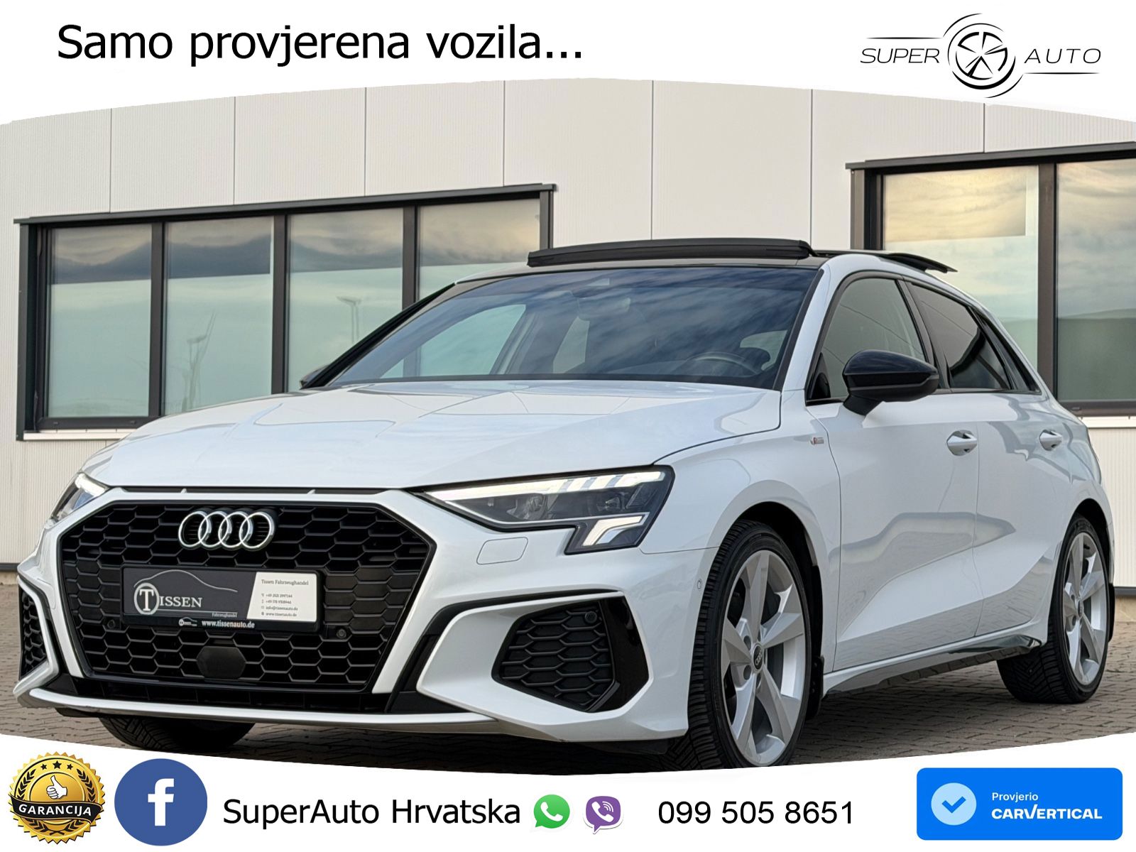 Audi A3 35 TFSI (150 KS) S tronic 2x S line LED+GR SJED+ACC