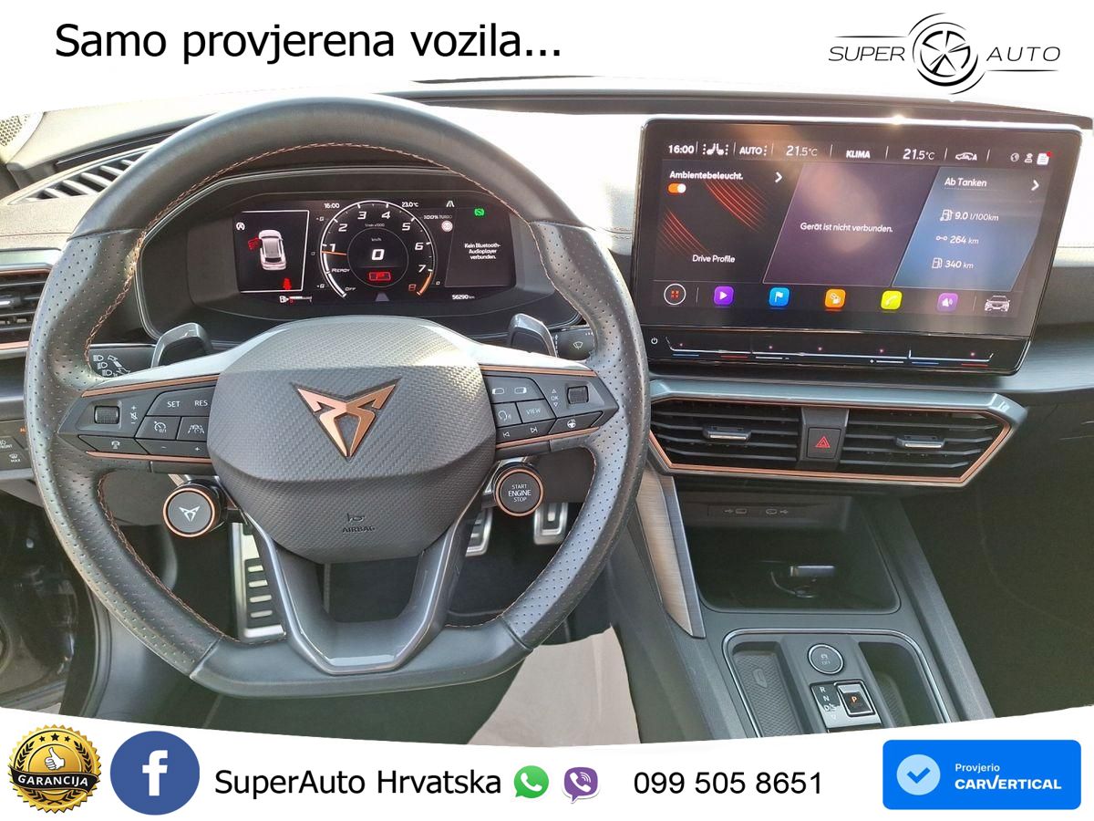 Cupra Formentor VZ5 2.5 TSI (390 KS) 4Drive DSG MATRIX+GR SJED+KAM