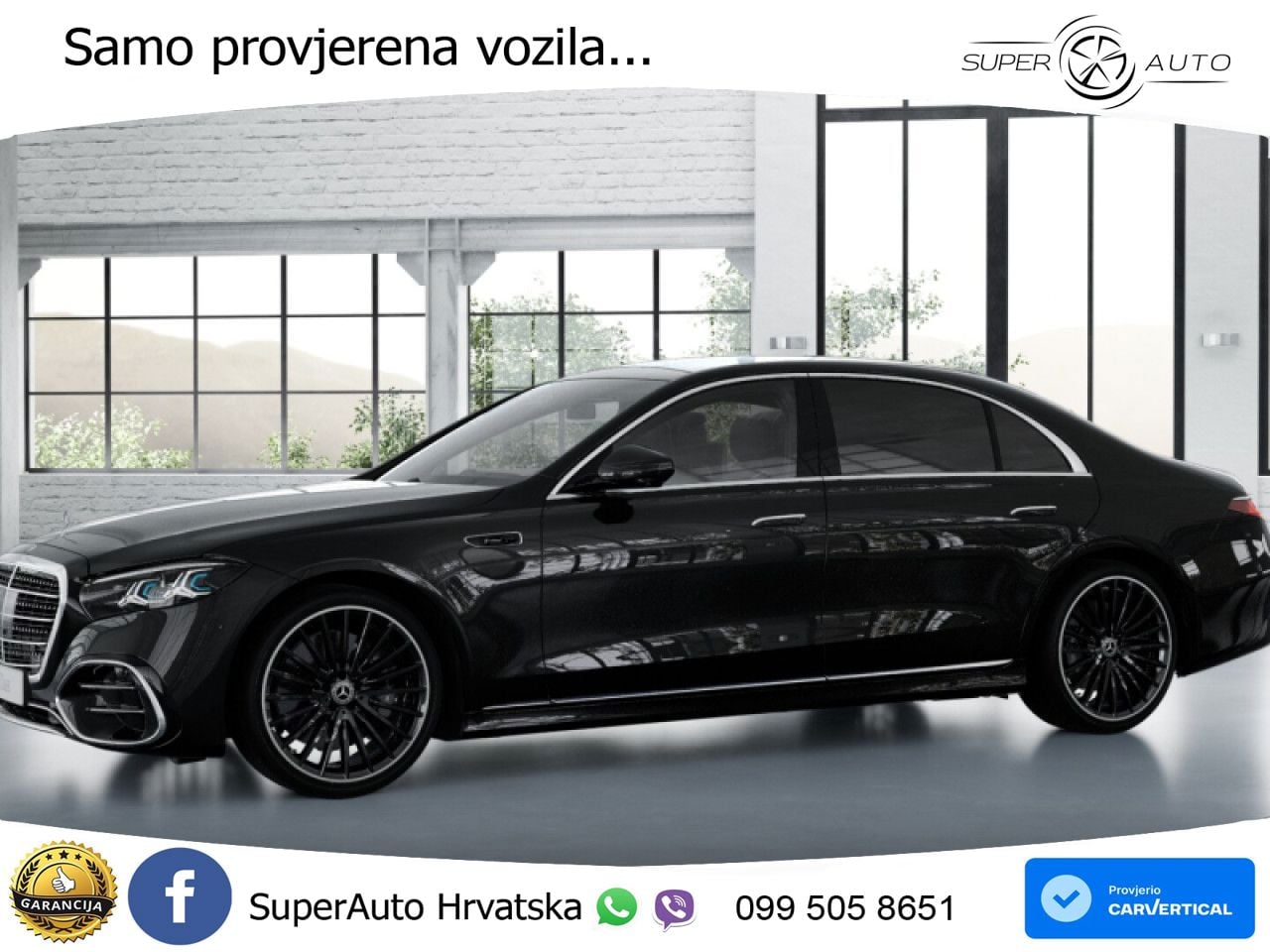 Mercedes S 580 V8 (537 KS) EQ Boost 4MATIC 9G-TRONIC AMG ACC+HEAD+4xGR SJED+360+PANO