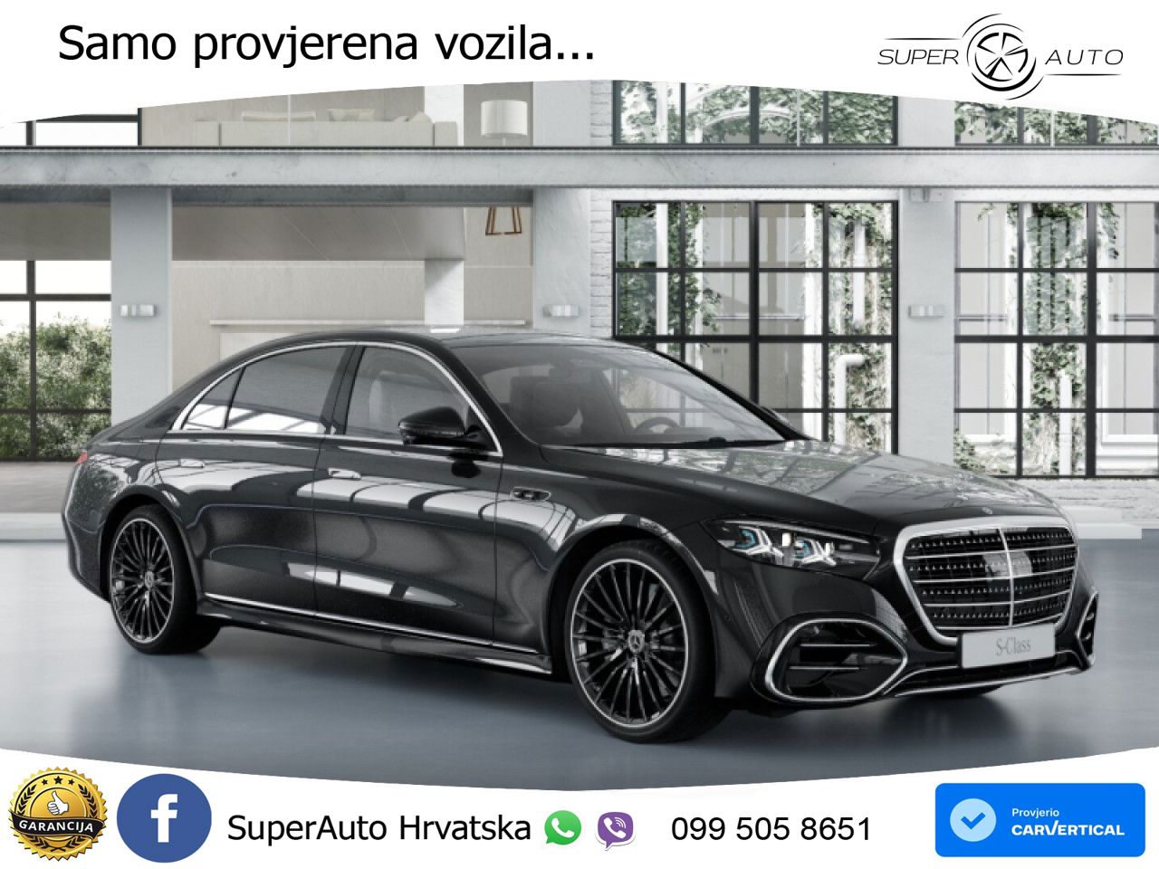 Mercedes S 580 V8 (537 KS) EQ Boost 4MATIC 9G-TRONIC AMG ACC+HEAD+4xGR SJED+360+PANO