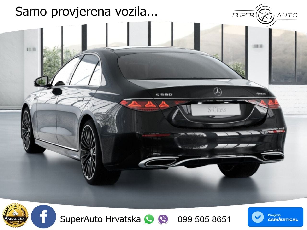 Mercedes S 580 V8 (537 KS) EQ Boost 4MATIC 9G-TRONIC AMG ACC+HEAD+4xGR SJED+360+PANO