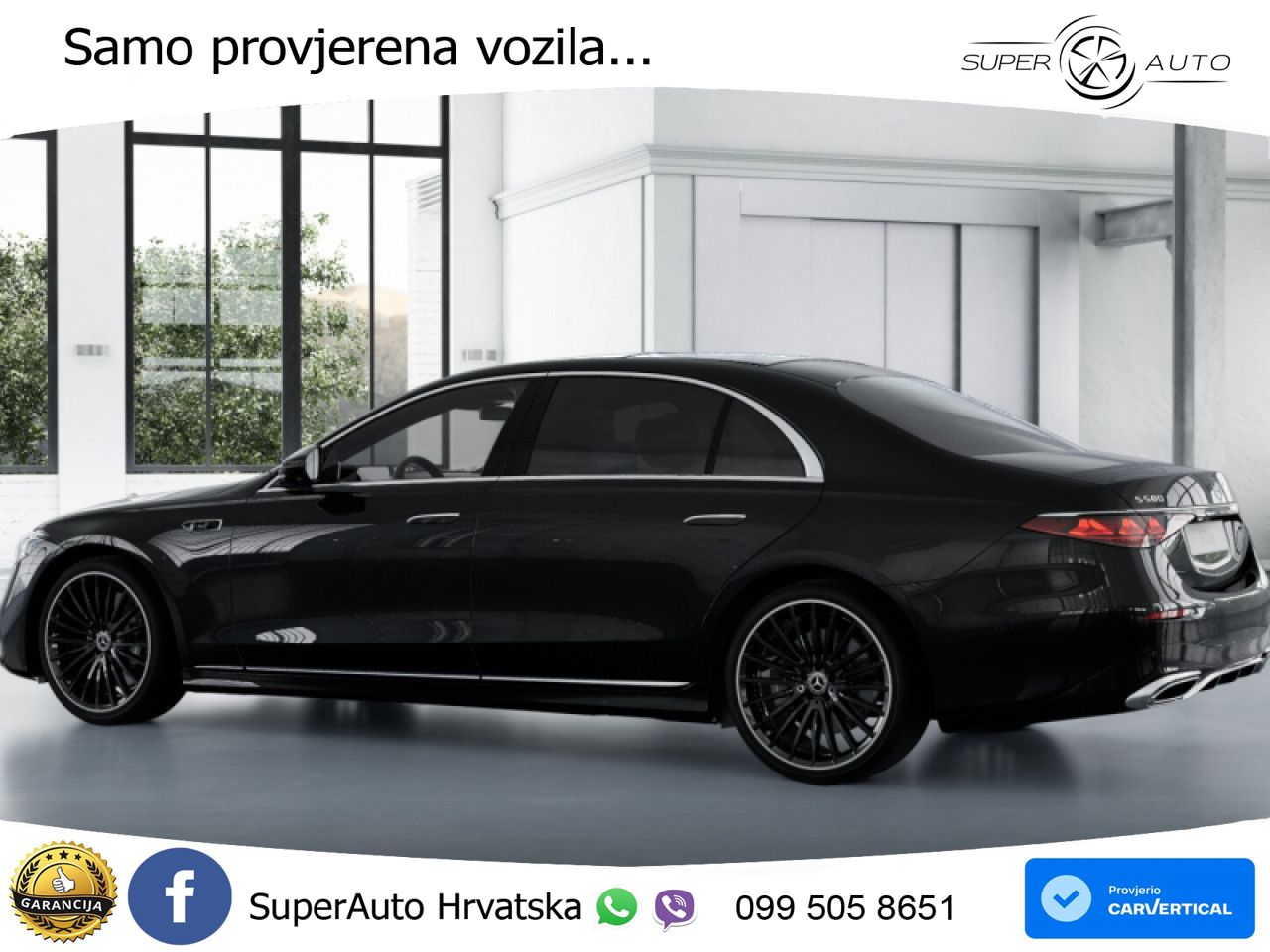 Mercedes S 580 V8 (537 KS) EQ Boost 4MATIC 9G-TRONIC AMG ACC+HEAD+4xGR SJED+360+PANO