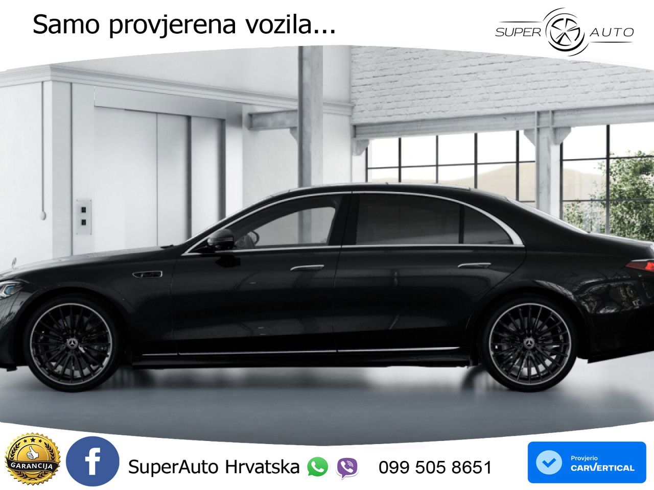 Mercedes S 580 V8 (537 KS) EQ Boost 4MATIC 9G-TRONIC AMG ACC+HEAD+4xGR SJED+360+PANO